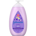 image of Johnson's Baby Lotion hydratante et crème pour peaux sèches, 800 ml